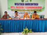 Visitasi Akreditasi MTsN 7 Gunungkidul