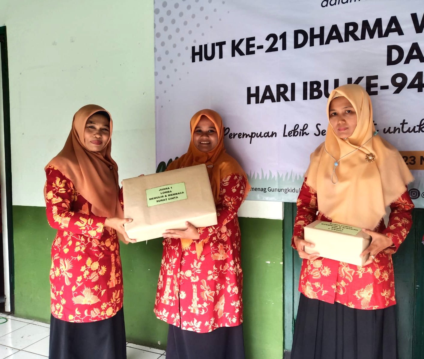 Surat Istimewa Karya Guru MTsN 7 Gunungkidul Raih Juara I